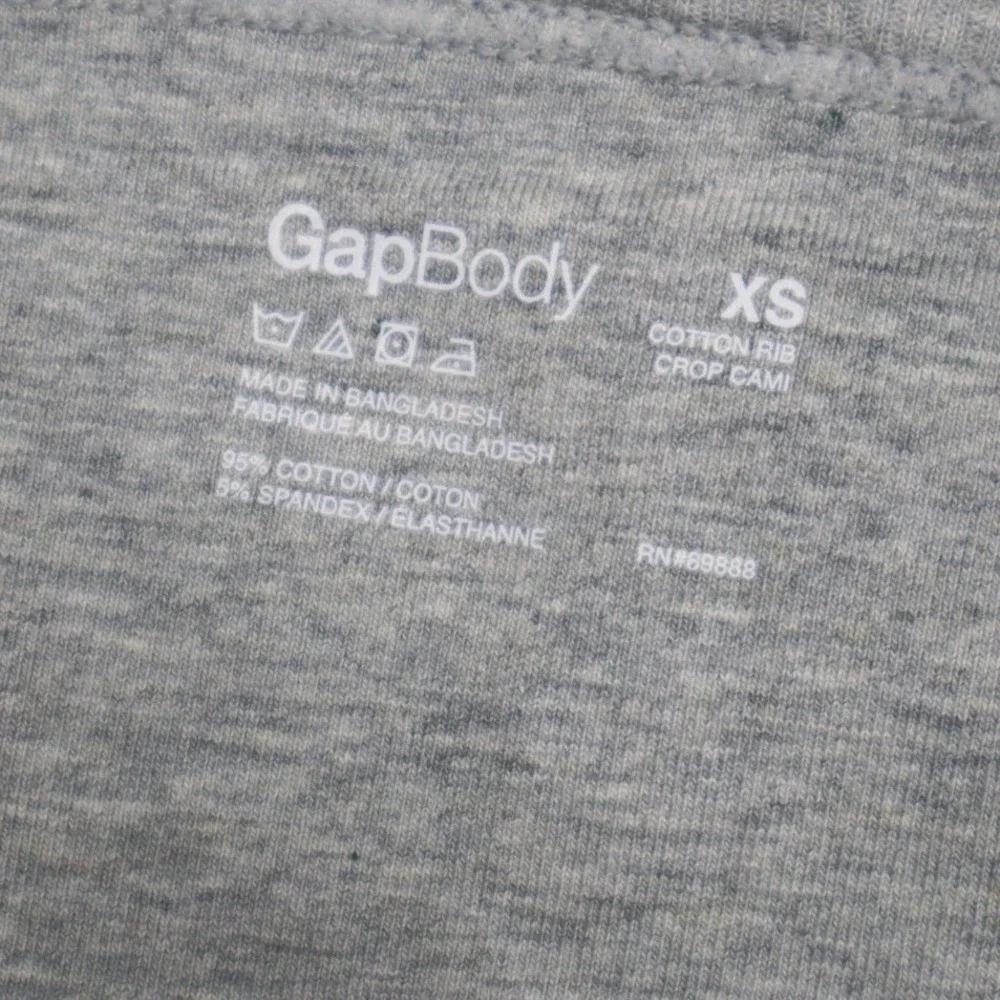 Gap GapBody Women S Logo Comfort Cropped Bralette - Gray -‎ Size XS